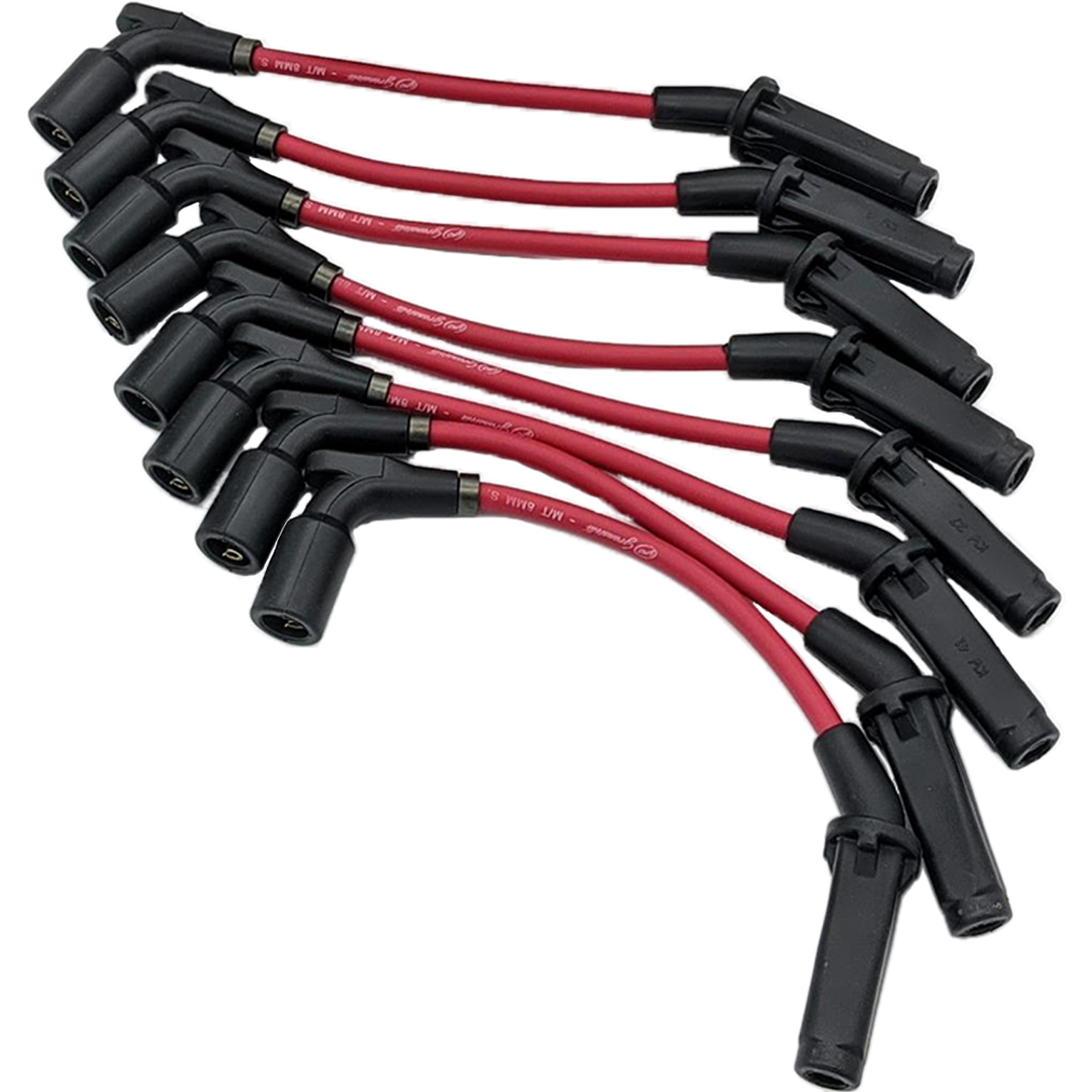 Granatelli Spark Plug Straight Boot Wireset, Red :: 2020-2025 Corvette Stingray & E-Ray