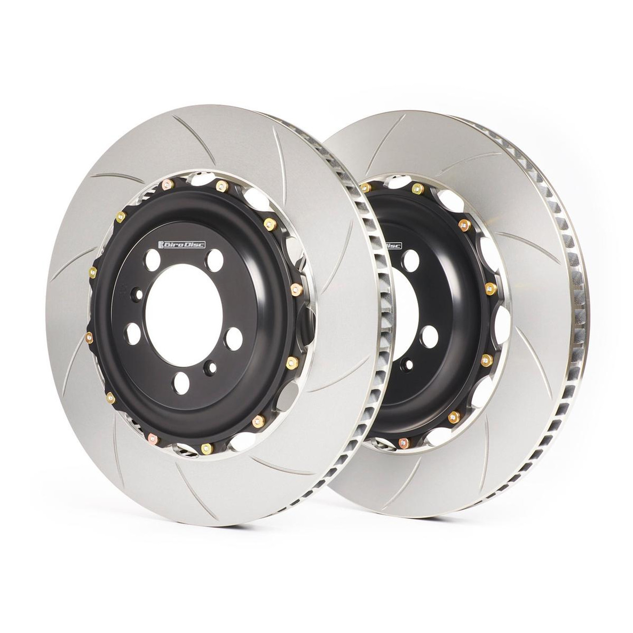 Girodisc 2pc Slotted Brake Rotors, Front :: 2015-2020 Ford Mustang GT350