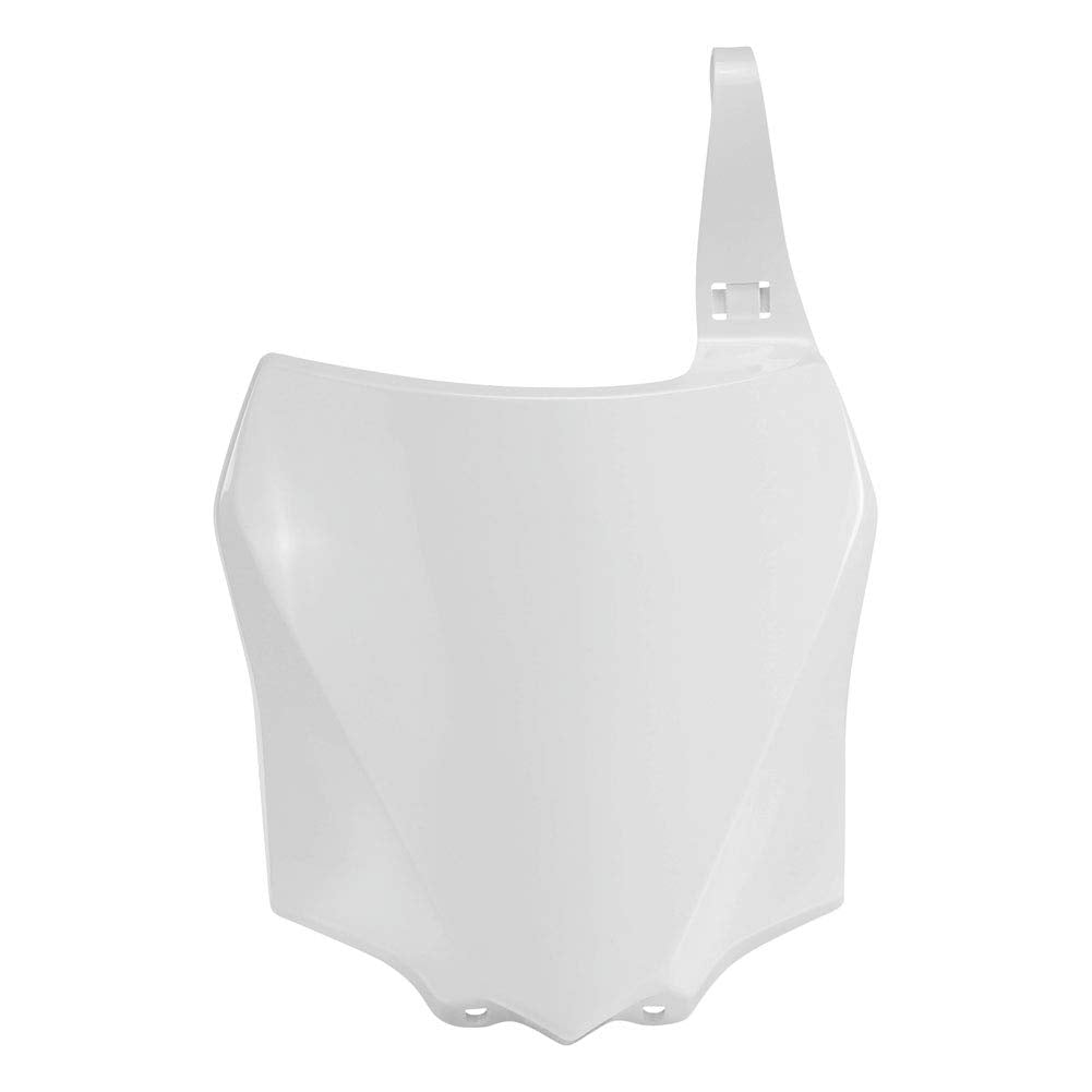 Acerbis Front Number Plate White For Kawasaki Kx85 2014-2018