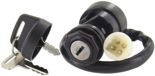 New Ignition Key Switch Compatible With/Replacement For Yamaha Moto 4 Yfm80 Yfm 80 Quad Atv 1986 1987 1988 2Fj-82510-02-00 4 Terminals, 2 Positions