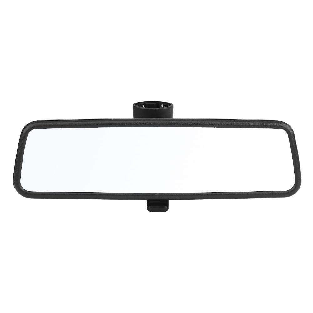 Qiilu Interior Rearview Mirror, Car Interior Inner Rearview Mirror For Passat B5 Jetta Mk4 1999-2005 3B0857511G(Black)