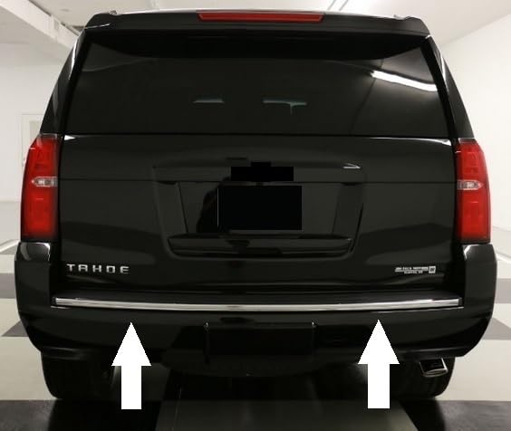 Automotive Authority Chrome Bumper Trim Molding For Use On Chevy Tahoe/Suburban 2015 2016 2017 2018 15 16 17 18