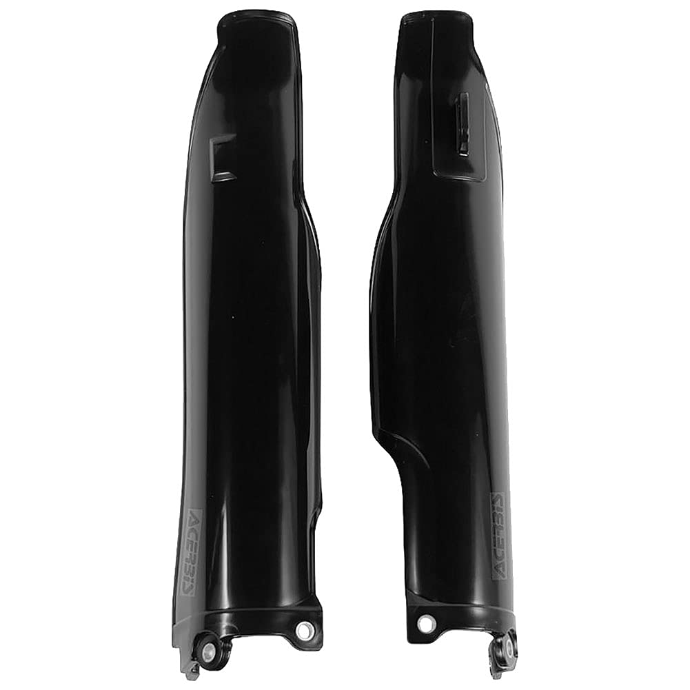 Acerbis Lower Fork Cover Set Black For Kawasaki Kx450F 2006-2008