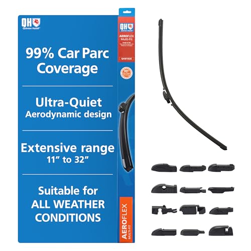 Quinton Hazell Aeroflex Universal, Multi-Fit Flat 26 Inch / 660 Mm - Car Windscreen Wiper Blade Qaw1026