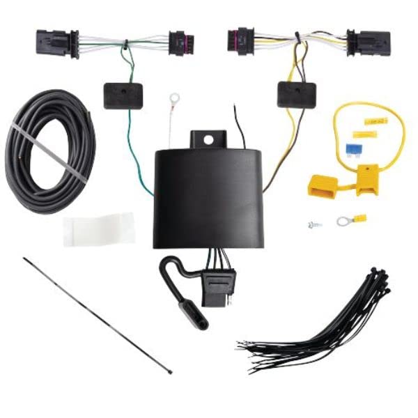 Tekonsha 118875 T- One Tow Harness Wiring Package, 4-Way Flat Compatible With 2021-2022 Tesla Y