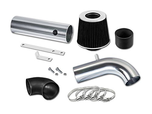 St Racing 2.75' Red Air Intake + Filter Compatible With 97-03 Hevrolet S-10 2.2L L4