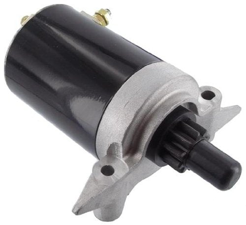 New 12 Volt Starter Compatible With/Replacement For Tecumseh Engines Ov691Ea, Ov691Ep 37284 Ccw, Pmdd, 10 Teeth, 1.264In Gear Od, 8Mm Unthreaded Mtg Ear 1 Hole