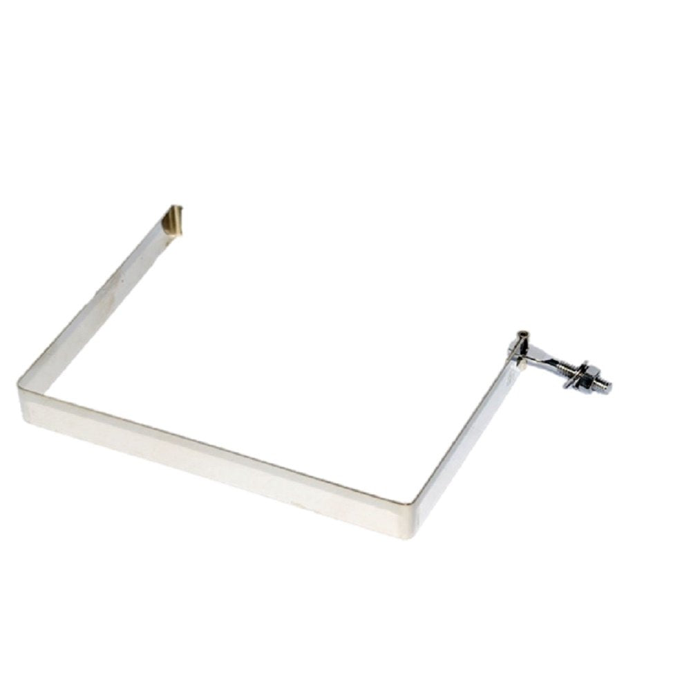 Orange Cycle Parts Chrome Battery Cover Hold Down Strap Compatible With Harley Sportster Xl 1998-2003 Replaces Oem # 66476-98