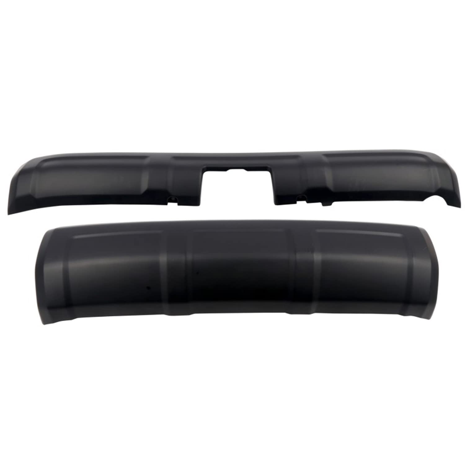 High Flying 2016-2024 For Toyota 4Runner Lower Valance Panel Bumper Molding Replacement Abs Matte Black, Front&Rear 2Pcs (Not Fit Limited, Trd Sport)