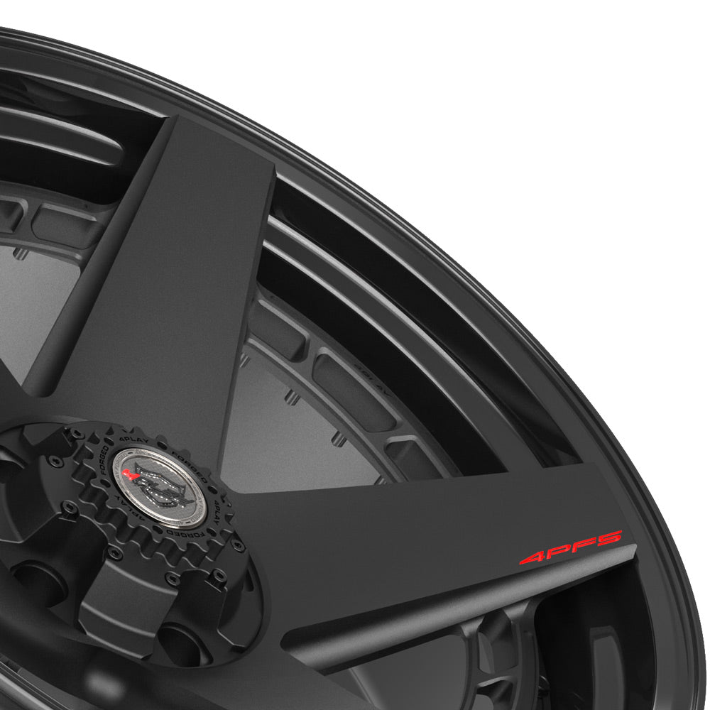 22" 22x10 4PLAY Forged Wheel for Toyota-Lexus 4PF5 - Gloss Black Barrel with Matte Center