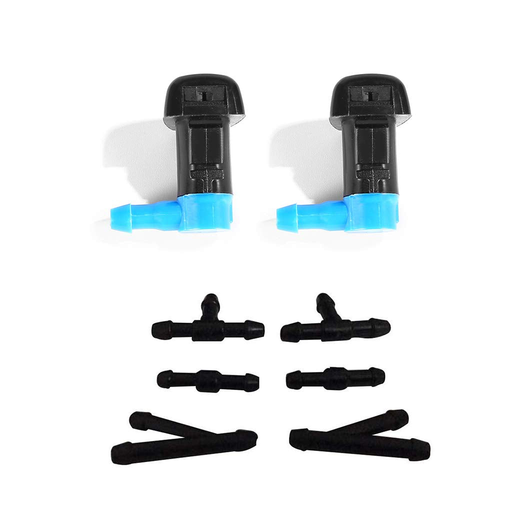Zhparty Front Windshield Washer Hood Nozzle Sprayer For Mazda 2004-09 Mazda3, 2006-10 Mazda5, 2003-08 Mazda6, 2004-11 Mazda Rx-8 –Replaces Oem # Gk2A-67-510B, Bn8W67510
