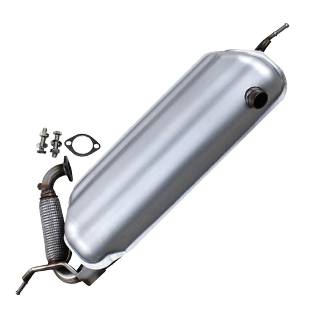 Northeastern Exhaust | Stainless Steel Rear Exhaust Muffler Compatible For Smart Fortwo 2008-2015 1.0L | Free Gasket And Bolts & Nuts Included | Automotive Replacement Part