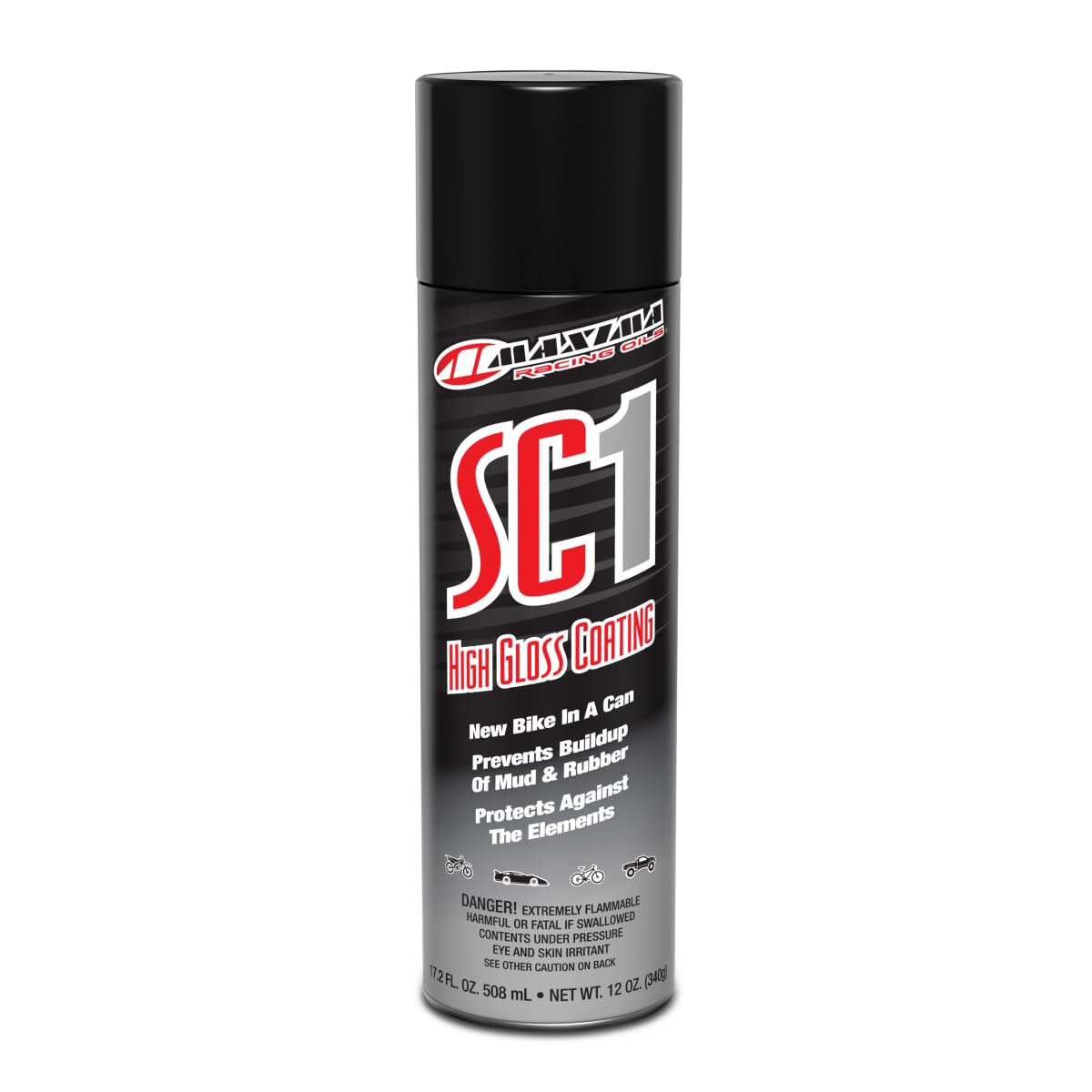Maxima 78920 Sc1 High Gloss Coating 17.2 Fl. Oz. 508 Ml - Net Wt. 12 Oz. (340G), Single,Black