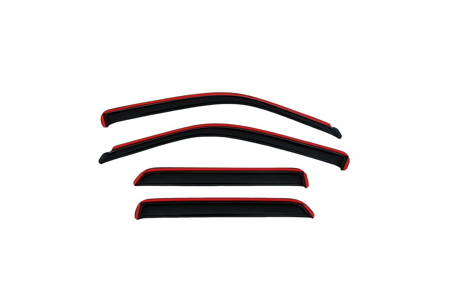 Auto Ventshade [Avs] In-Channel Ventvisor / Window Deflectors | Fits 2007 - 2021 Toyota Tundra Double Cab, 4 Pcs. | Smoke - 194761