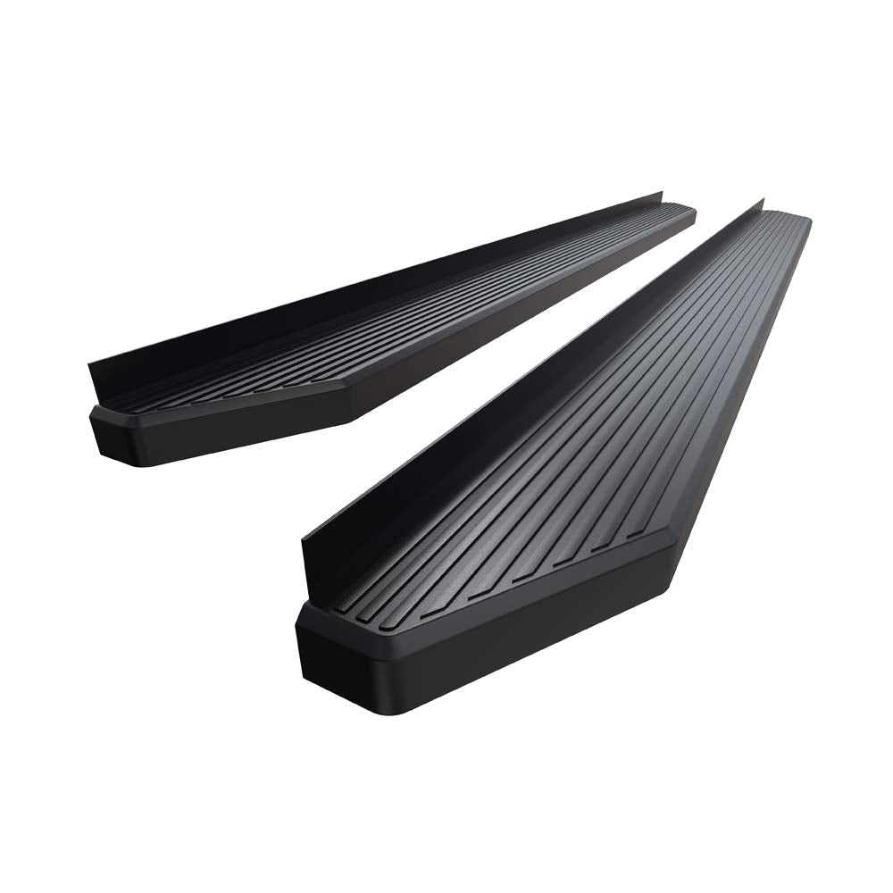 Hd Ridez Flat Style Running Board Black Compatible With Chevy Colorado Gmc Canyon 2015-2024 Extended Cab (Nerf Bar Side Steps Side Bars)