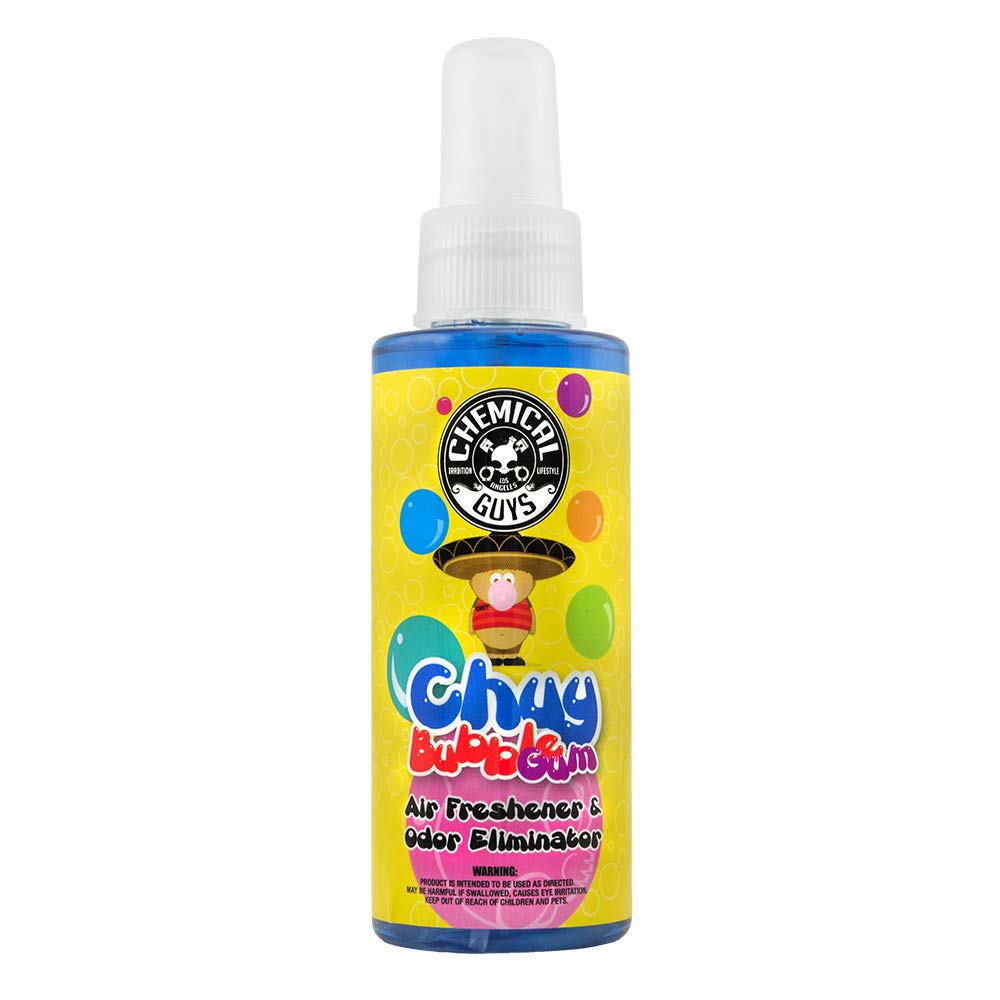 Chemical Guys Air_221_04 Chuy Bubble Gum Premium Air Freshener And Oder Eliminator, Bubble Gum Scent (Great For Cars, Trucks, Suvs, Rvs & More) 4 Fl Oz