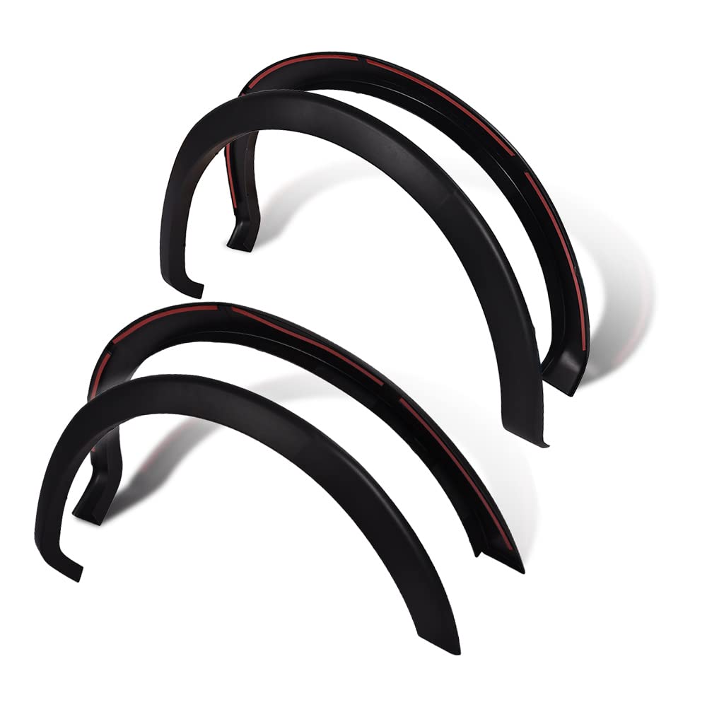 Cheda Fender Flares, Compatible With 2009 2010 2011 2012 2013 2014 Ford F150 Svt Raptor, Factory Style Wheel Cover, Fo1268100 Fo126910