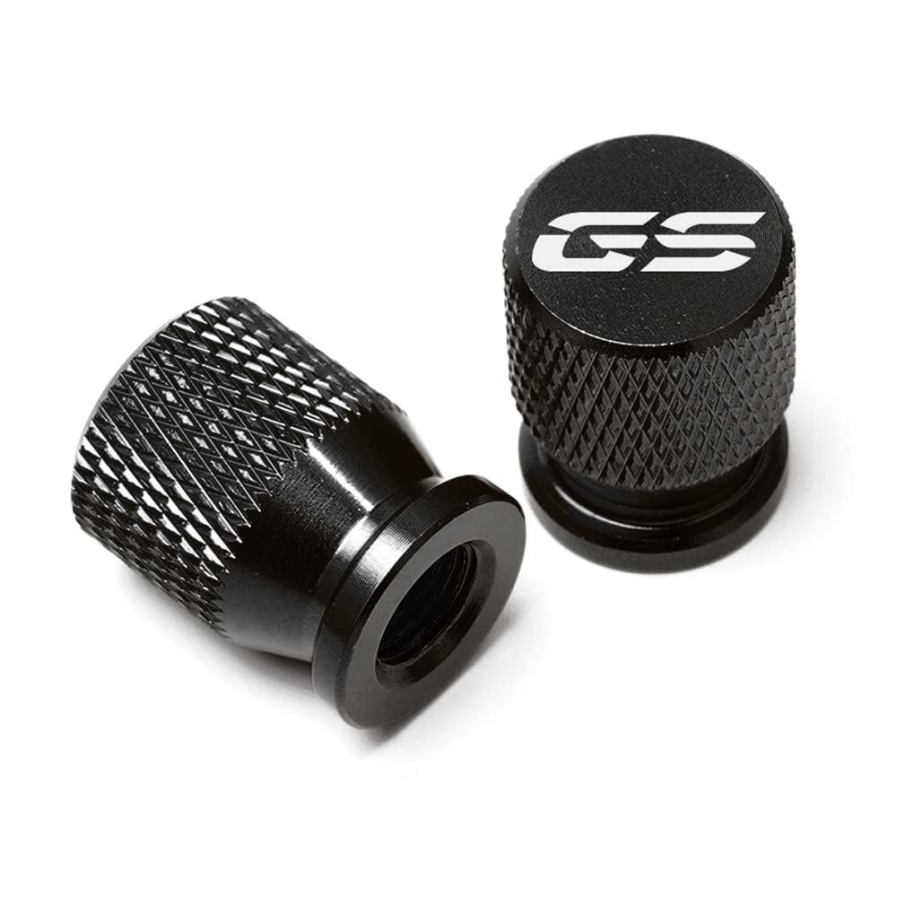 Motorcycle Accessories Wheel Tire Valve Cap Cover For Bmw F850Gs F 850 Gs R1200Gs R1250Gs R 1200Gs R1250 Gs R 1250 Gs Lc Adv (Black)