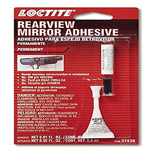Loctite 37438 Rearview Mirror Adhesive Kit , 0.3 Cc