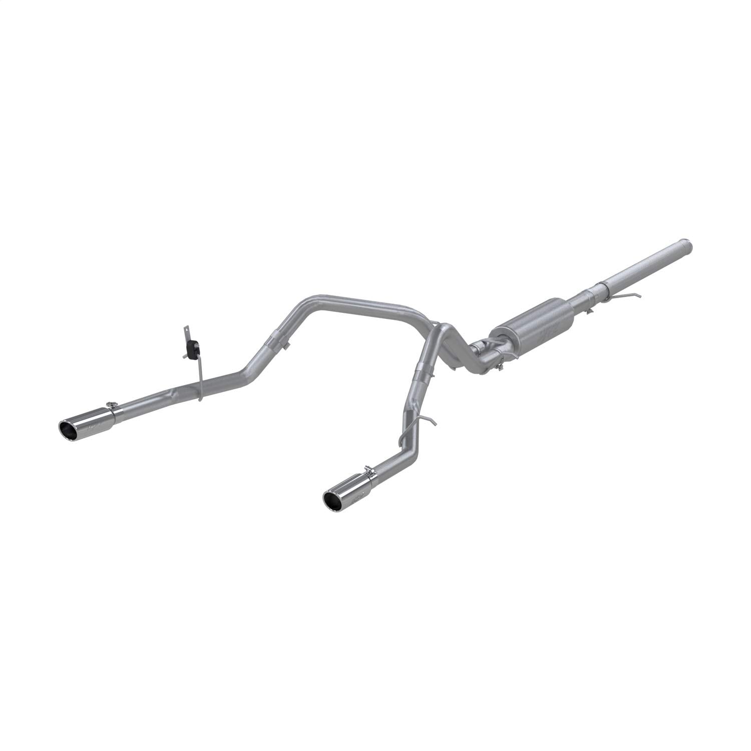 Mbrp S5084409 T409 Dual Split Rear Exhaust System, 3 Inch
