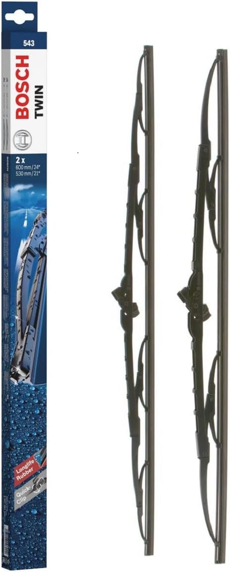 Bosch 3397001543 Twin Standard Original Equipment Replacement Wiper Blade - 24'/22' (Set Of 2)