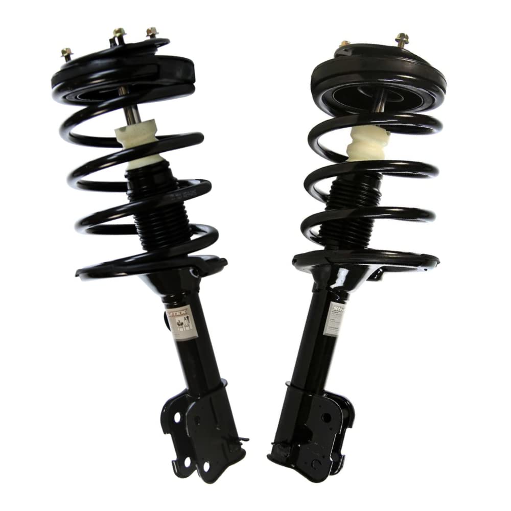 Autoshack Front Complete Struts Coil Springs Assembly Pair Of 2 Driver And Passenger Side Replacement For 2007 2008 2009 Hyundai Santa Fe 2.7L 3.3L V6 Awd Fwd Cst484-483Pr