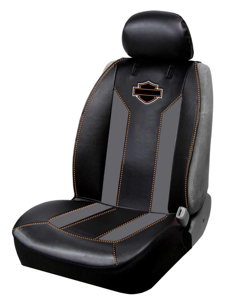 Harley-Davidson Deluxe B&S B&S Sideless 3-Piece Seat Cover, Black – Single