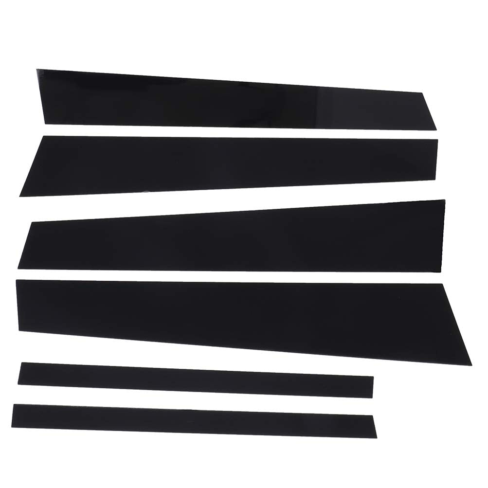Cciyu Vehicle Window Pillar Post Trim Compatible For Bmw 323I/325I 2.5L,For Bmw 325I 325Xi 328I 328Xi 328I Xdrive 330I 330Xi 335D 335I 335Xi 335I Xdrive 3.0L Door Trim Piano Pillar Post 6Pcs