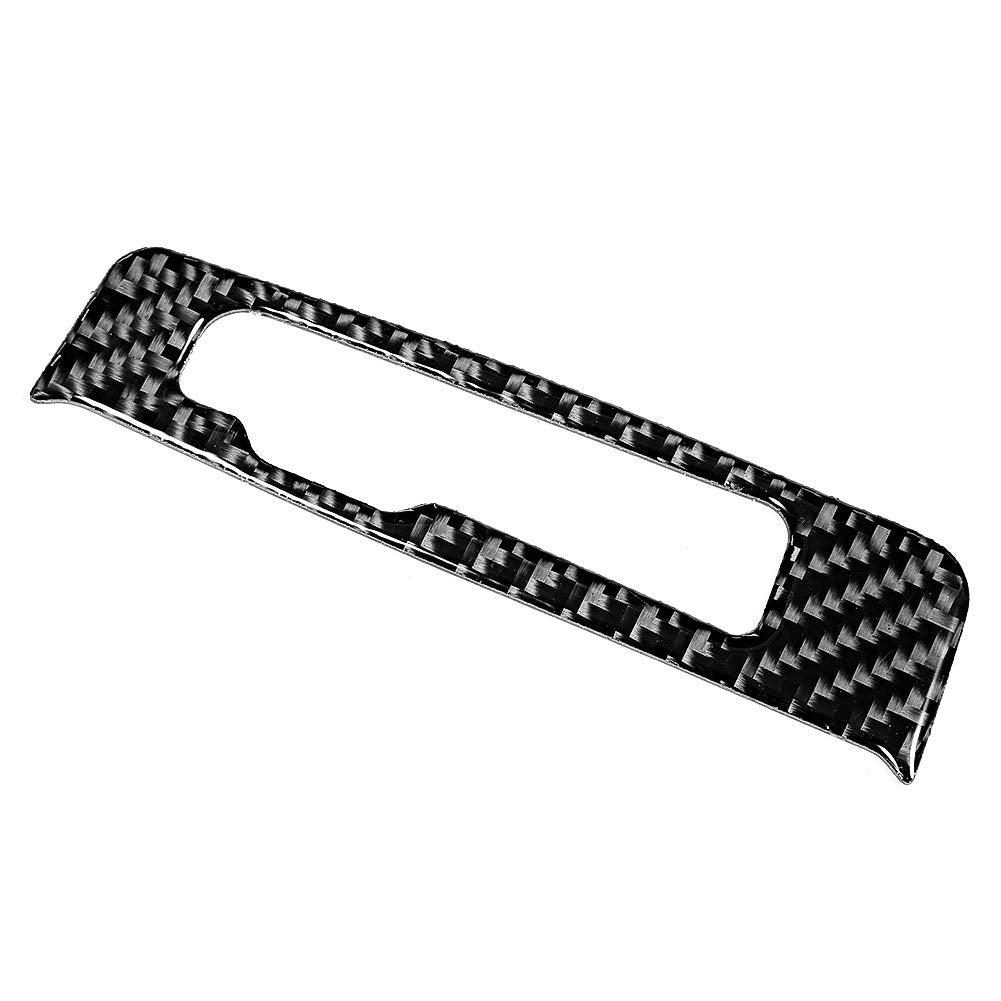 Aramox Gear Panel Trim Cover, Carbon Fiber Sticker Decor Fits For Audi A3 8V 2014-2019