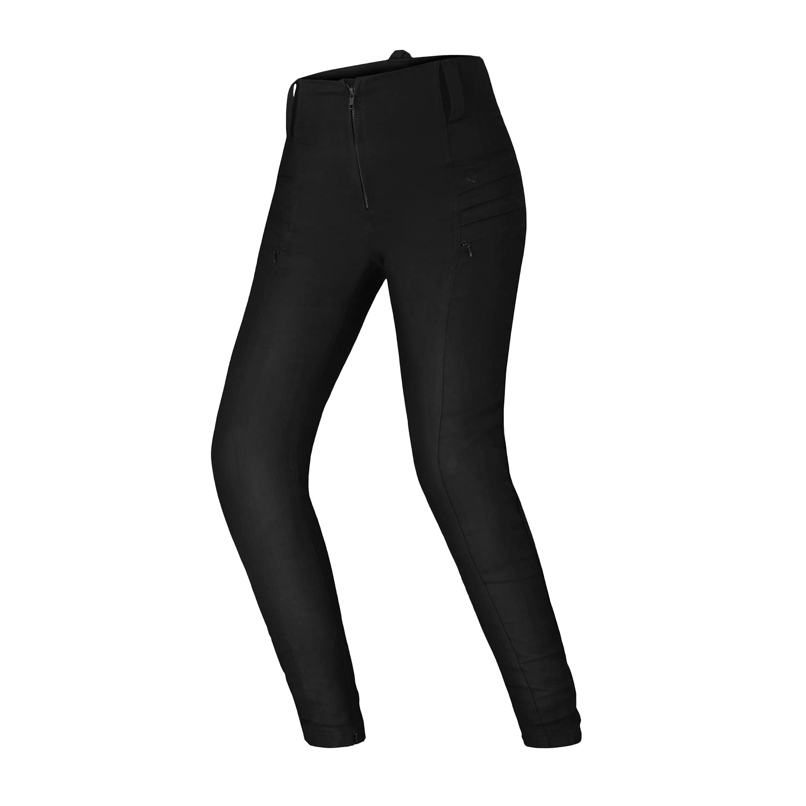Shima Nox 2.0 Motorcycle Jeggins For Women - Breathable, Elastic, Slim Fit Biker Jeggins Womens With Duraql Layer, Slim Fit, Ce Knee And Hip Armor Pads (Black, Xl)