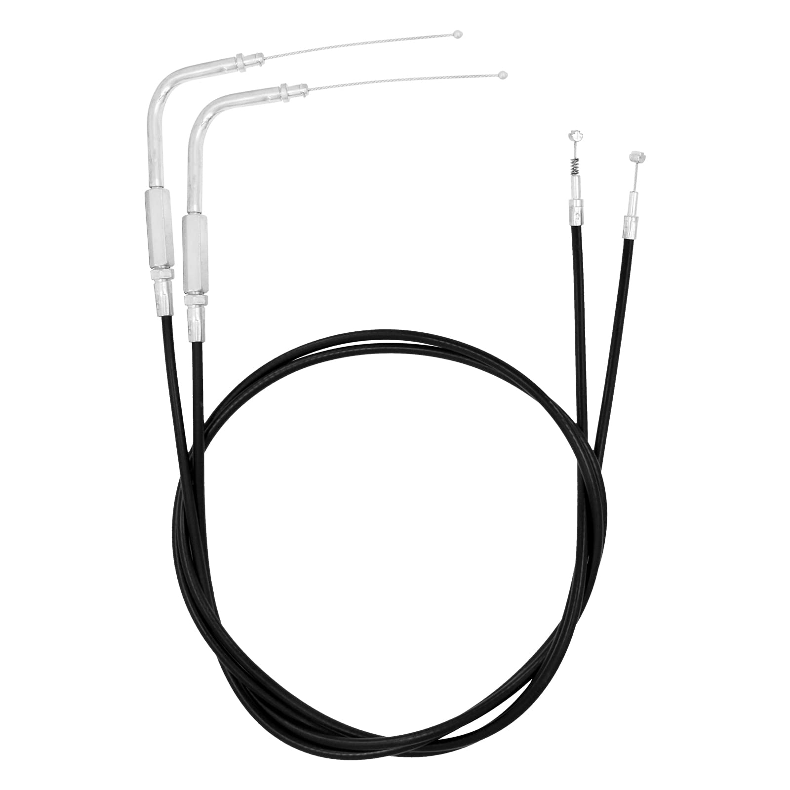 Hdbubalus Motorcycle Throttle Cable Fit For Harley Sportster Iron Xl 883 1200 Dyna Softail Road King (Length: 130Cm)