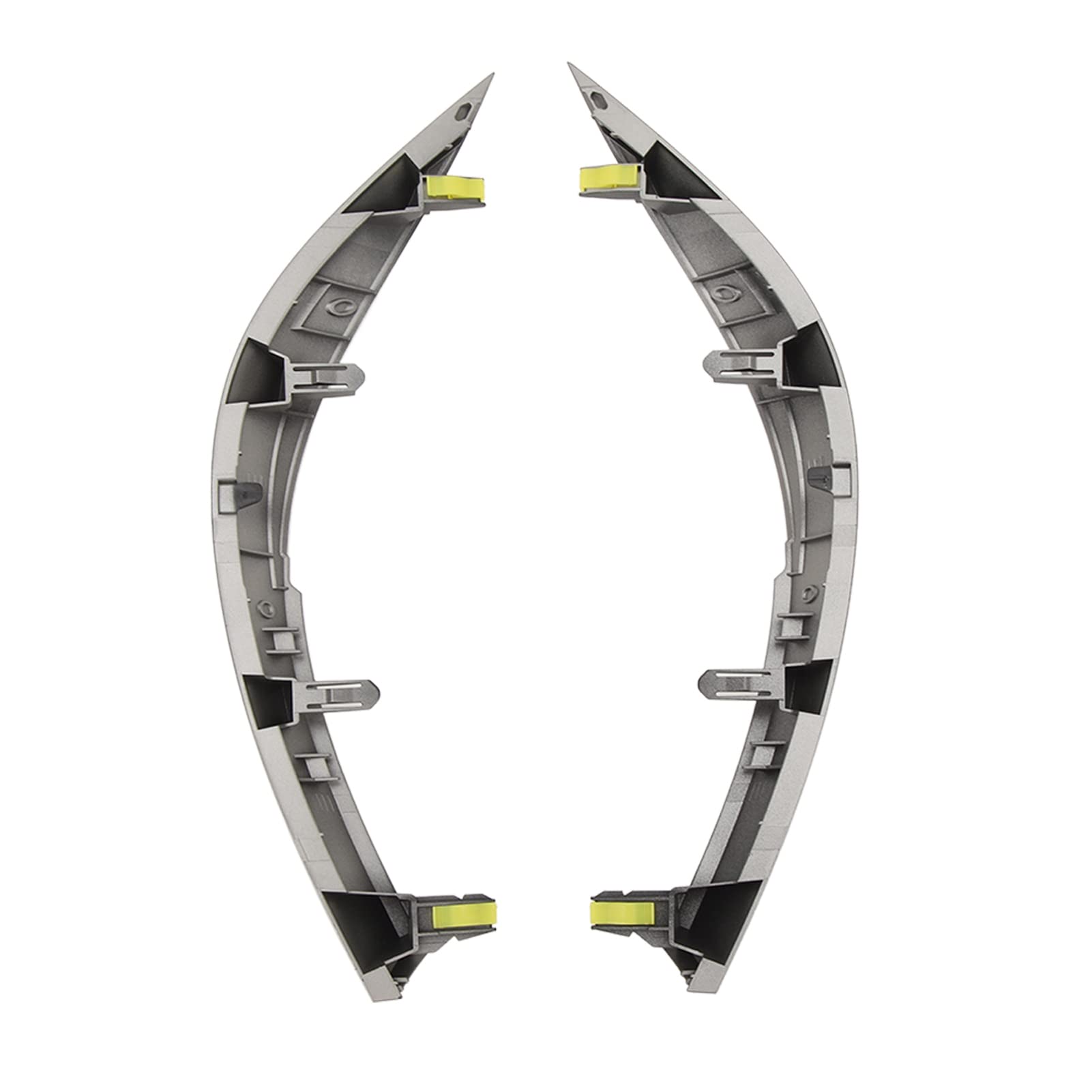 Kimiss Side Central Center Dashboard Cover, 1 Pair 55436 02330 Left And Right Side Upper Side Air Vent Pannel Strip For Corolla Central Dashboard Trim Strip