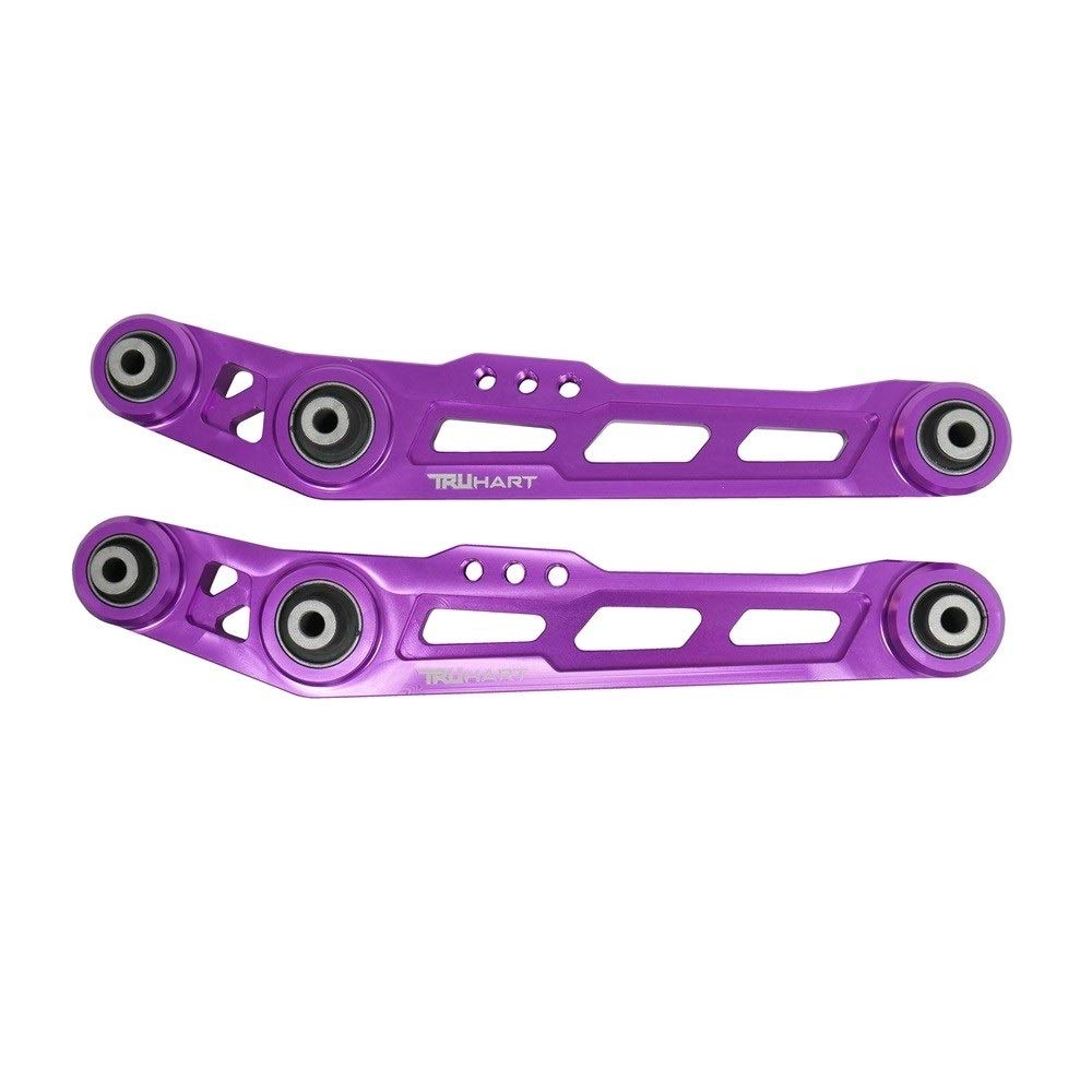 Truhart Rear Lower Control Arms Anodized Purple Compatible With 1988-1995 Civic 1990-2001 Integra