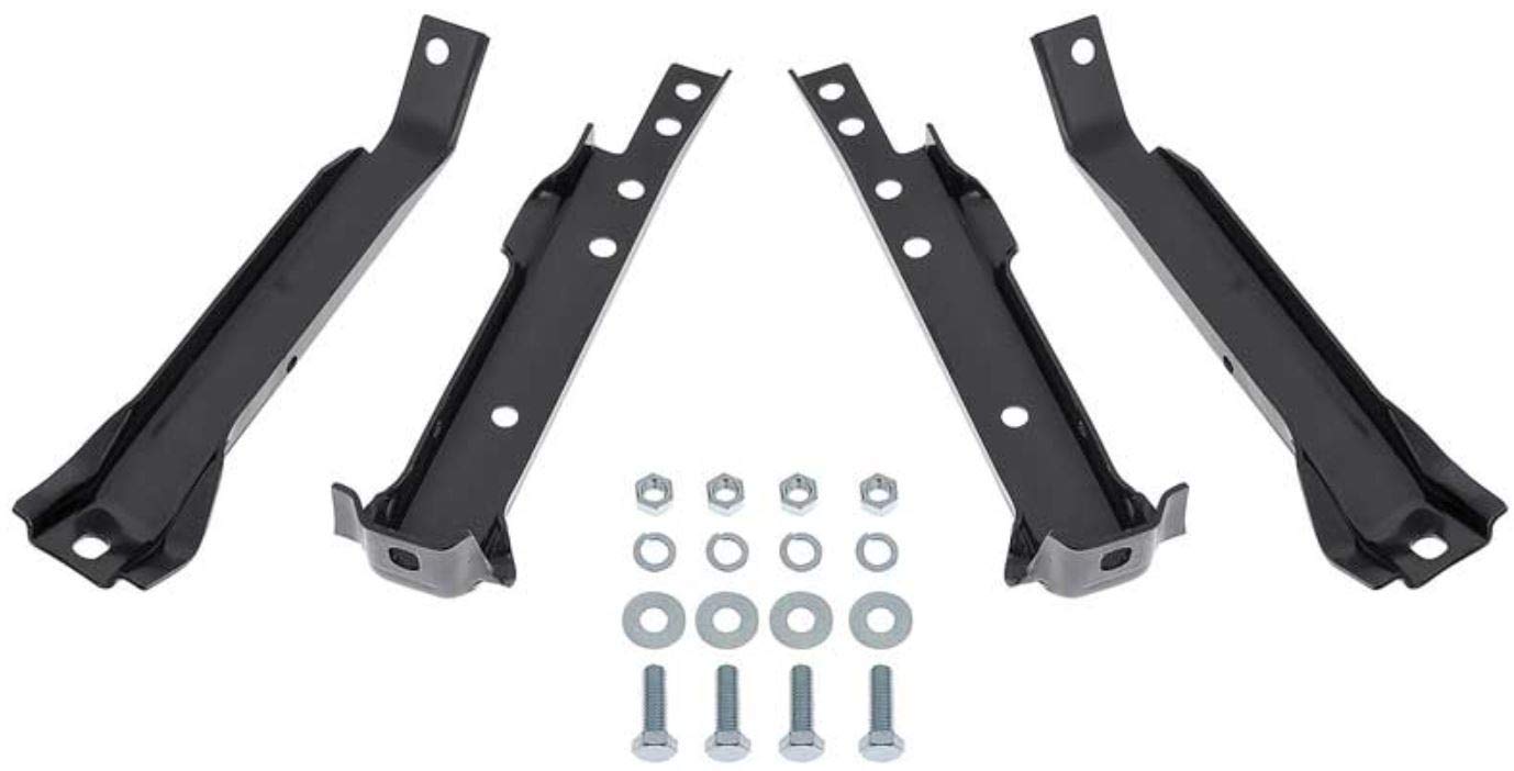 Oer Rear Bumper Bracket Set 1967-1972 Gm And Chevy Fleetside Pickup Truck