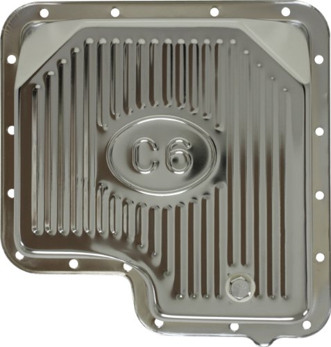 Compatible/Replacement For Ford C6 Steel Transmission Pan - Chrome