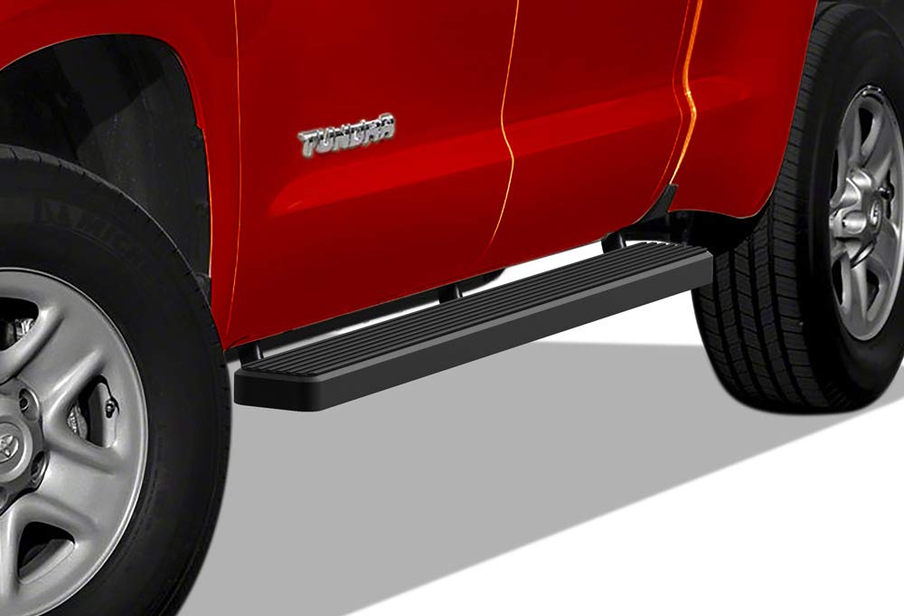 Aps (Black 5 Inches) 304 Stainless Steel Running Boards Nerf Bars Side Steps Compatible With Toyota Tundra 2007-2021 Double Cab