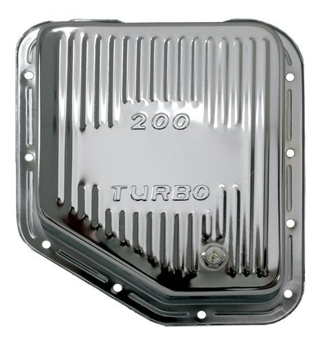 Compatible/Replacement For Chevy/Gm Turbo Th-200 Steel Transmission Pan - Chrome
