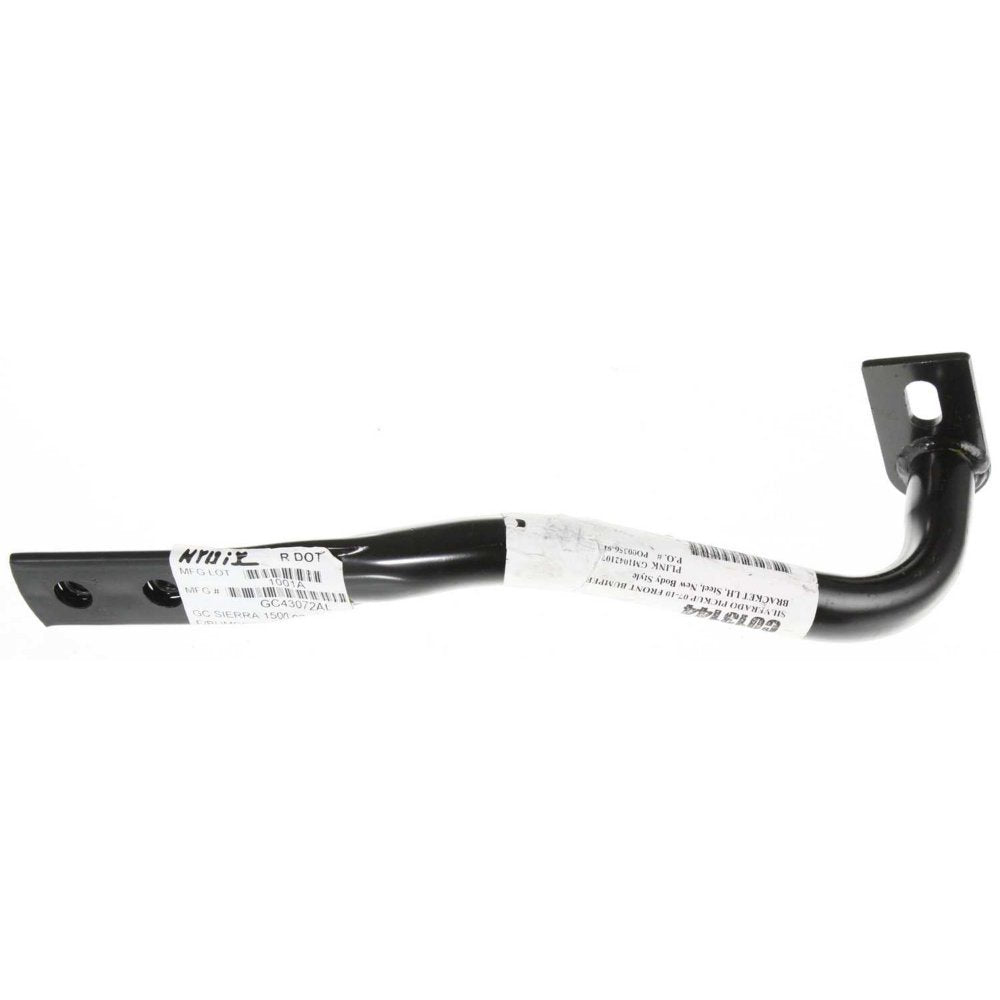 Evan-Fischer Bumper Bracket Compatible With Chevrolet Silverado P/U 07-13 Front Steel New Body Style Left Side
