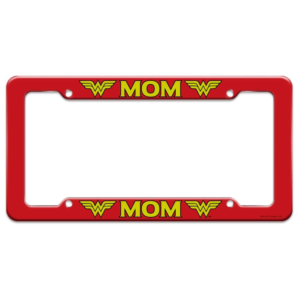 Graphics & More Wonder Woman Wonder Mom Logo License Plate Tag Frame
