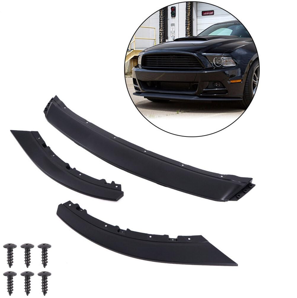 Scitoo Matte Black Front Bumper Lip Rp Style Fits For 2013-2014 For Ford Mustang Pp Front Lip Spoiler
