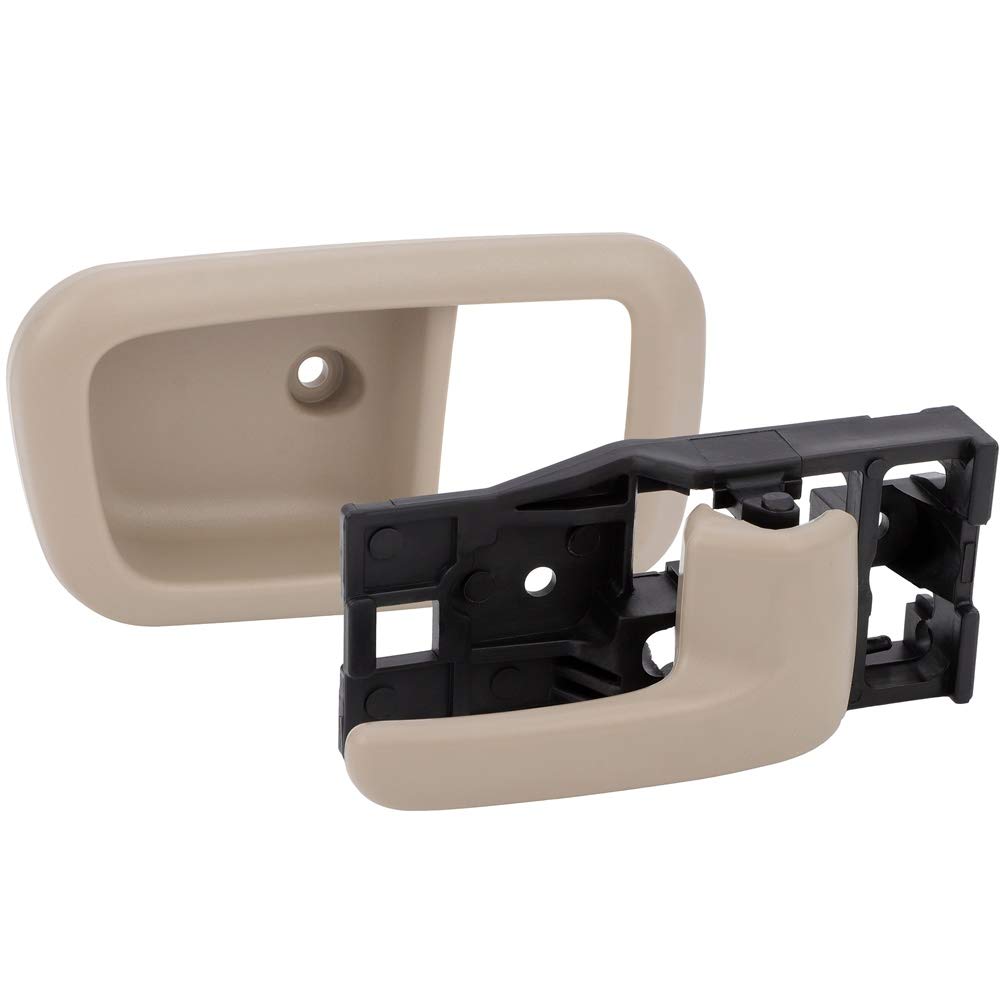 Lsailon Interior Door Handles Rear Passenger Right Side Beige Fits For 2000-2006 For Toyota Tundra 2Pcs