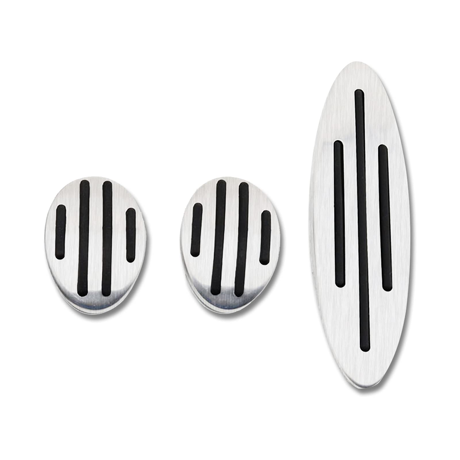 Brake Clutch Gas Throttle Pedal Cover Compatible For Mini Cooper Mt Model Accessories (Fit R52, R53, R55, R56, R57, R58, R59, F55, F56, F57 Etc)