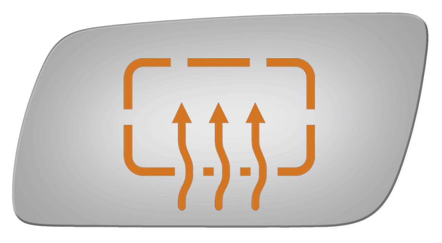 Burco 4239H Driver Side Power Replacement Mirror Glass Heated For 2009-2012 Ford Flex