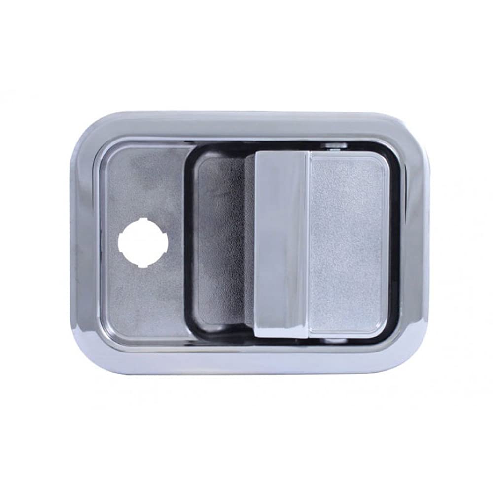 United Pacific 42366 Freightliner Columbia Exterior 7/8' Lock Cylinder Door Handle - Passenger