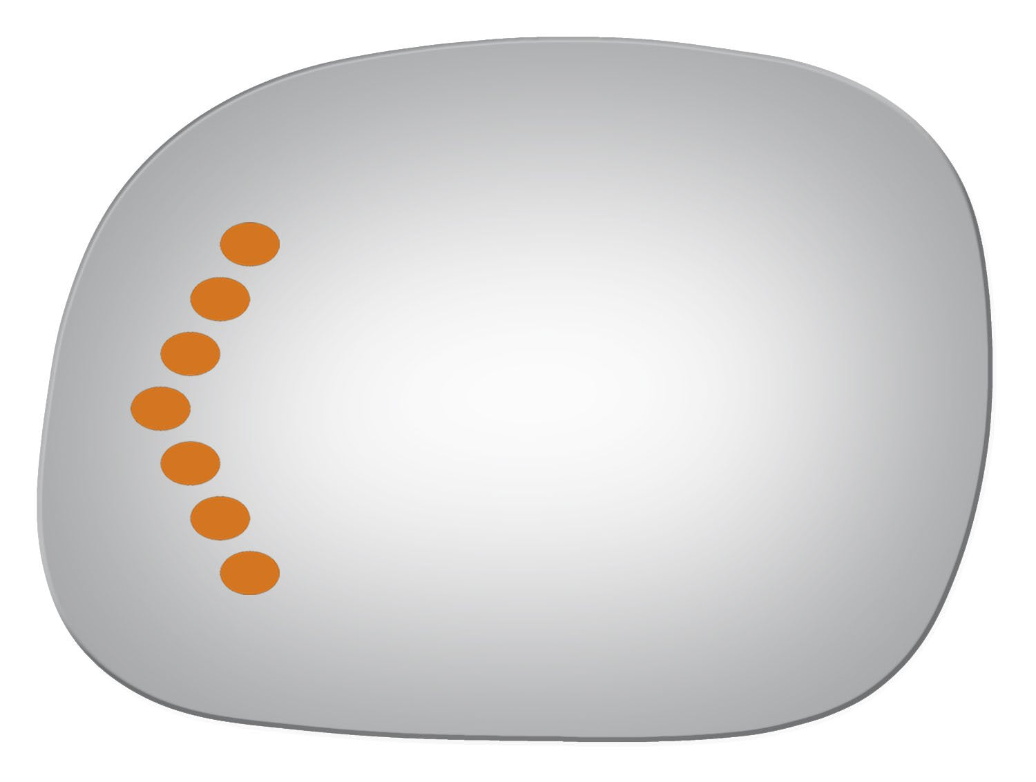 Burco 4315S Flat Driver Side Power Replacement Mirror Glass For Ford Expedition, F-150, F-150 Heritage, F-250, F-350 (1997, 1998, 1999, 2000, 2001, 2002, 2003, 2004)