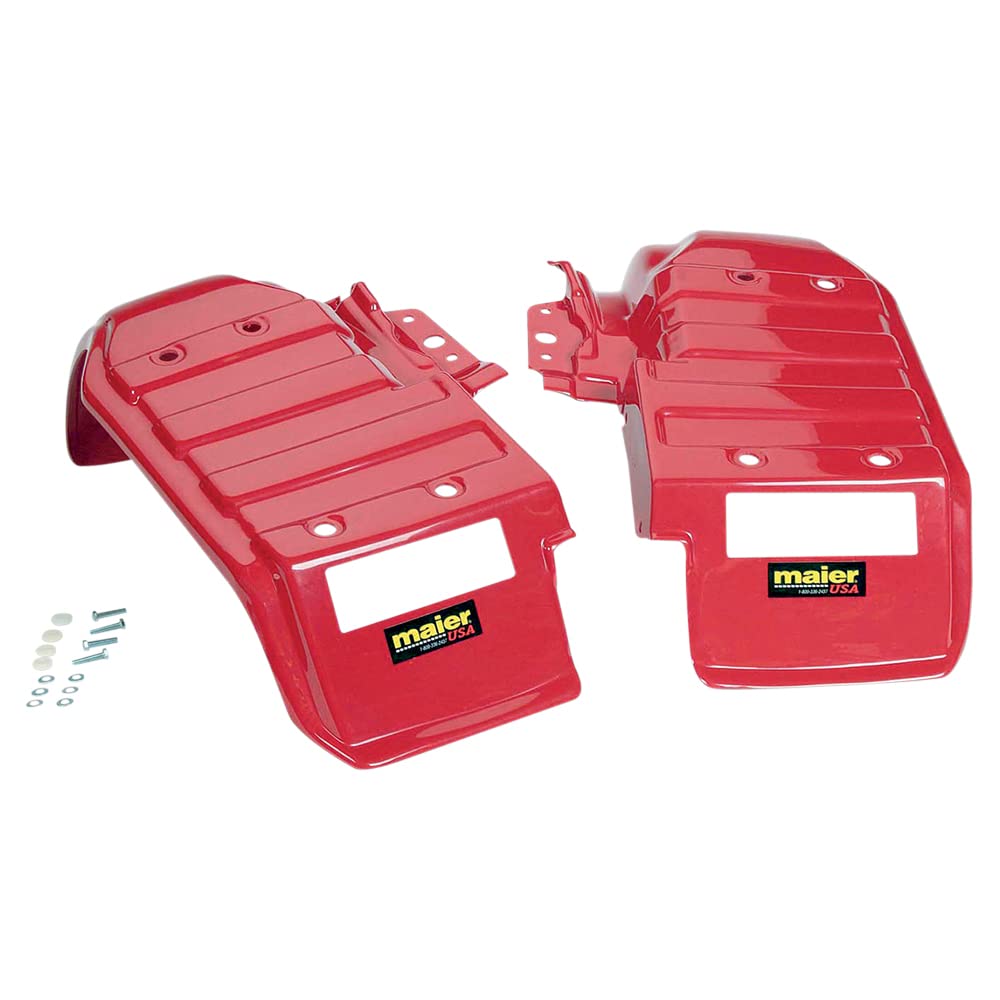 Maier 11895-2 Red Rear Fender (Pair)