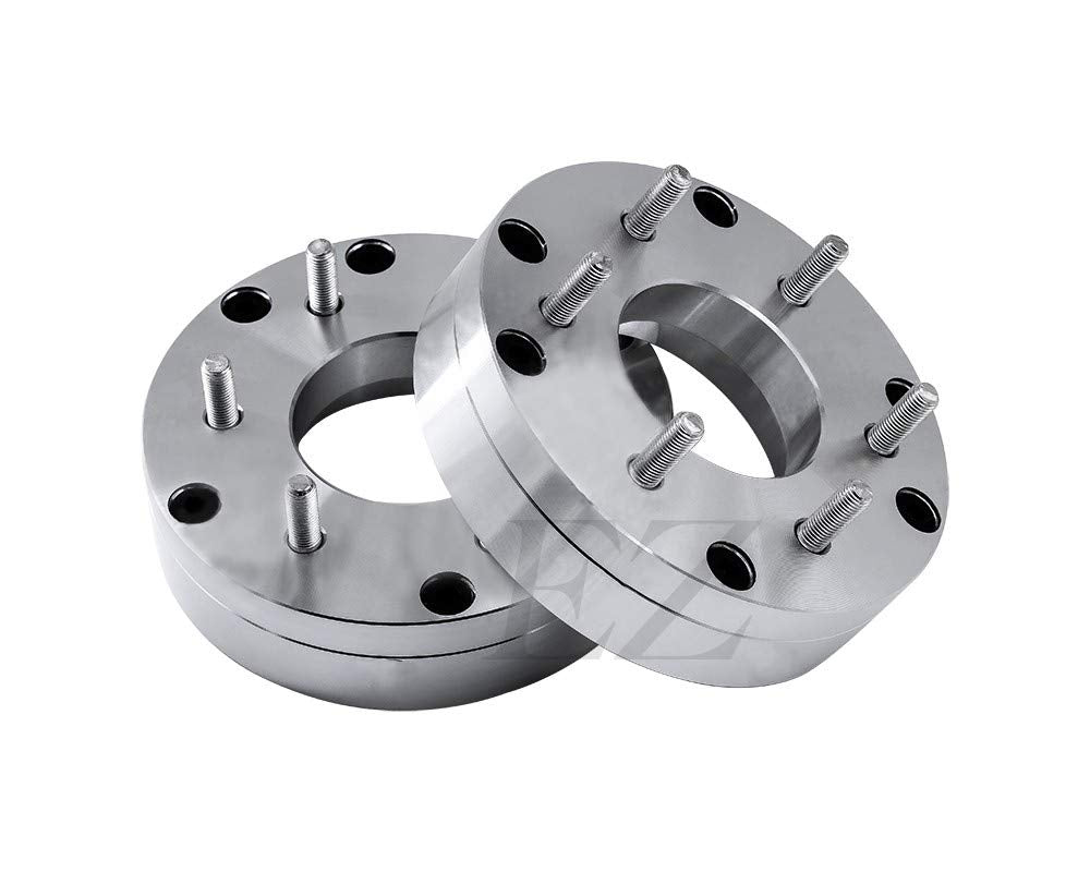 Ezaccessory 2 Wheel Adapters 8X6.5 To 6X5.5 Fits Early Ford Chevy Dodge Hub & Mount 6 Lug Chevy Toyota Wheels