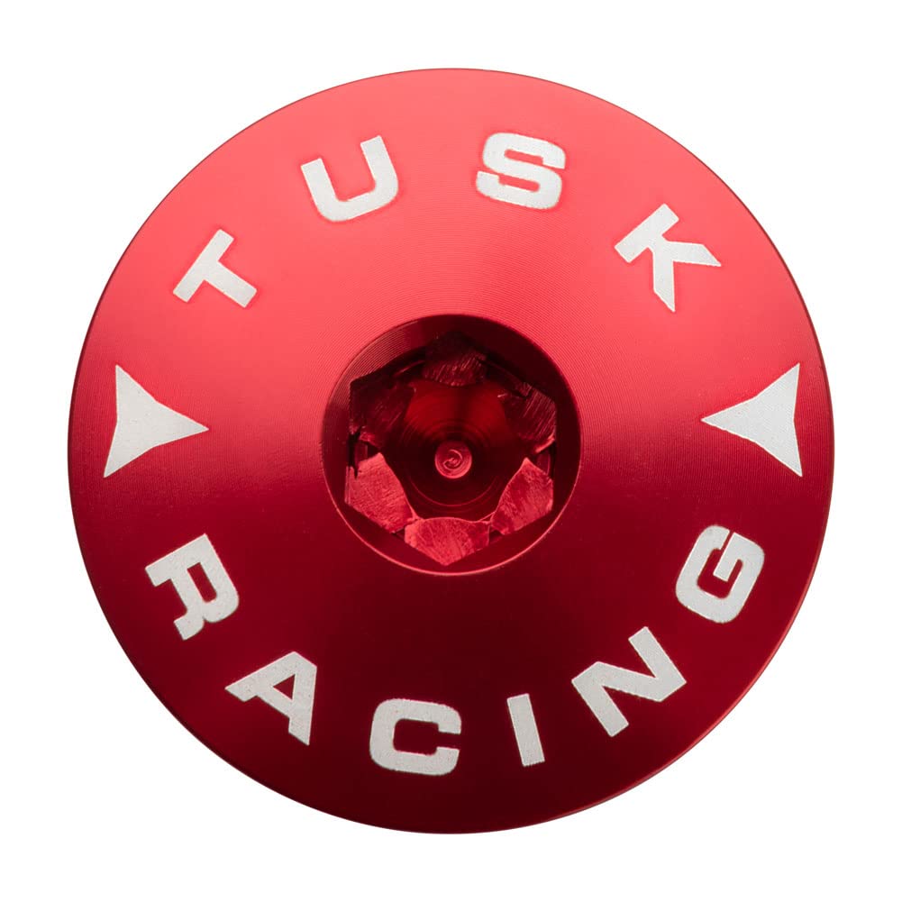 Tusk Billet Aluminum Engine Plug Kit Red Compatible With Honda Trx 400Ex 1999-2008