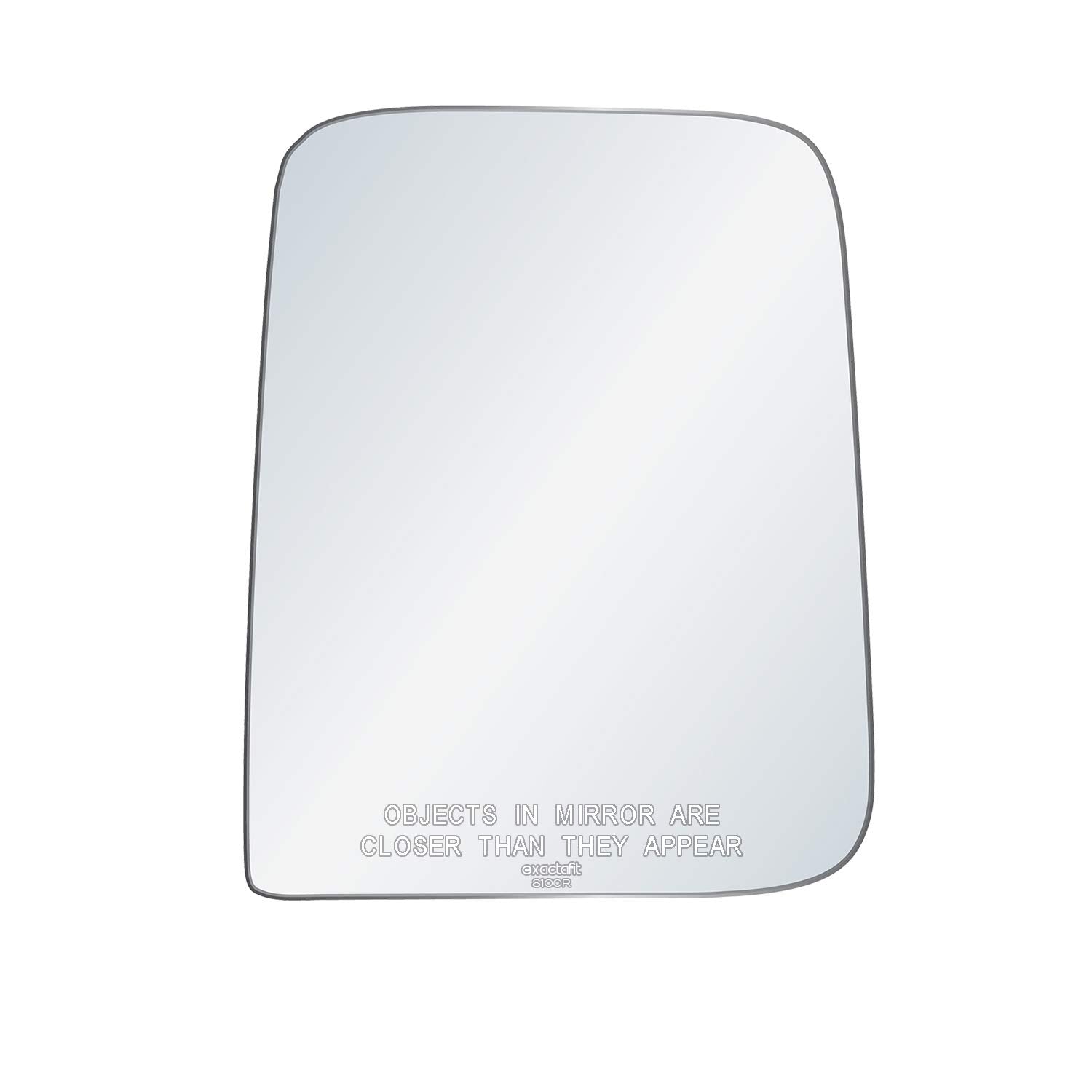 Exactafit 8100R Passenger Side Mirror Glass Replacement Repair Compatible With 1987-2002 Jeep Wrangler, 1997-2002 Jeep Tj