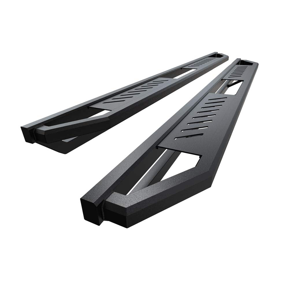 Hd Ridez Jeep Side Steps Armor Compatible With Jeep Wrangler Jl 2018-2024 4-Door (Include 21-24 4Xe) (Factory Sidesteps Or Rock Rails Have To Be Removed) (Nerf Bar Side Steps Side Bars)